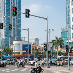 Đèn Tín Hiệu Giao Thông ZALAA Chuẩn TCVN, Bền Bỉ & An Toàn