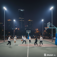 Đèn LED Sân Bóng Rổ ZALAA Chuyên Dụng Chống Chói, Va Đập