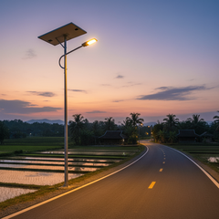 Cột Đèn Đường Năng Lượng Mặt Trời ZALAA Chính Hãng, Bền Bỉ