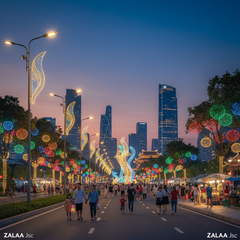 Giải Pháp & Phụ Kiện Đèn Đường Thông Minh ZALAA Chính Hãng
