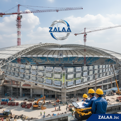 Đèn LED Sân Vận Động ZL-FIFA 1500W ZALAA Chuẩn 4K/8K Broadcast