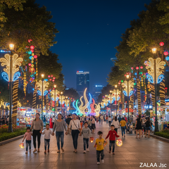 Giải Pháp Chiếu Sáng Đô Thị & Cảnh Quan ZALAA Toàn Diện 2025