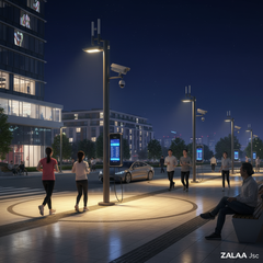 Đèn Đường LED Công Nghệ Cao ZALAA & Giải Pháp Chiếu Sáng Tiên Tiến