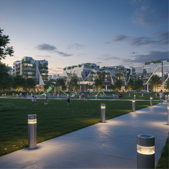 Trụ Bollard Đèn Dẫn Hướng Lối Đi Cảnh Quan ZALAA Chính Hãng