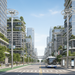 Giải Pháp Cột Đèn Thông Minh Đô Thị ZALAA | Urban Smart Pole