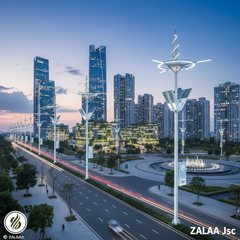 Giải Pháp Chiếu Sáng Năng Lượng Tái Tạo ZALAA Cho Nhà Máy Xanh