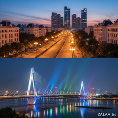 Đèn Chiếu Điểm Công Trình Rọi Tượng ZALAA Architectural Spotlight