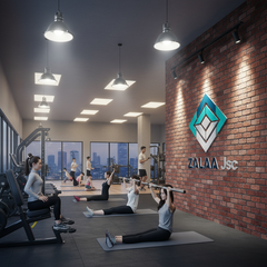 Giải Pháp Đèn LED Phòng Gym & Fitness ZALAA Chuyên Nghiệp