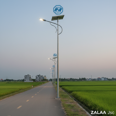 Cột Đèn Năng Lượng Mặt Trời ZALAA - Giải Pháp Chiếu Sáng Bền Vững