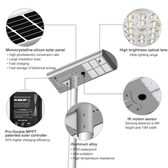 Đèn Đường Năng Lượng Mặt Trời Liền Thể ZALAA ZL-BJ06 Cao Cấp 40W 50W 60W
