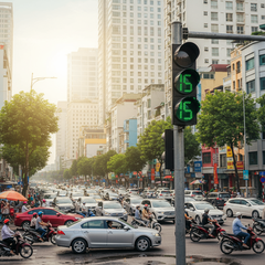 Đồng Hồ Đếm Lùi Giao Thông ZALAA - Bền Bỉ, Chính Xác, An Toàn