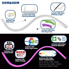 Đèn LED Dây Thông Minh 8W LEDSL-7 IP20 Chuẩn SMD2835 120LEDs/m Cao Cấp - ZALAA OEM/ODM Smart Strip Light