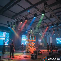 Đèn Sân Khấu Nhà Hát ZALAA Chuyên Dụng CRI>95, Hoạt Động Yên Tĩnh