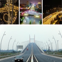 Đèn Năng Lượng Mặt Trời Chiếu Sáng Cầu Vượt Cầu, Vượt Sông, Vượt Qua Đường Lớn - Dành cho dự án