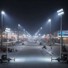 Đèn LED Chiếu Sáng Bến Bãi & Logistics ZALAA | Hiệu Suất Cao
