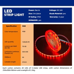 Đèn LED Dây Thông Minh 8W ZLK-STRIP-LEDSL1 IP20 Đổi Màu RGB Tunable White - ZALAA OEM/ODM Smart Strip Light