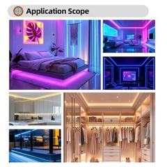 Đèn LED Dây COB RGB Thông Minh Điều Khiển Từ Xa 10W LMBLT-50 IP65 - ZALAA OEM/ODM Smart RGB COB Strip Light
