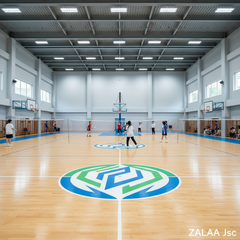 Đèn LED Sân Đa Năng Chống Va Đập ZALAA Cho Trường Học