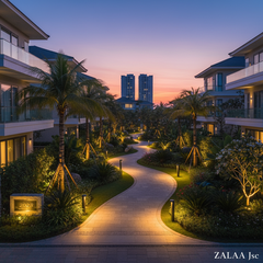 Đèn LED Trang Trí Ngoại Thất ZALAA Cao Cấp, Bền Bỉ, Tiết Kiệm