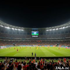 Đèn LED Sân Vận Động ZALAA 1500W Tiêu Chuẩn FIFA, AFC