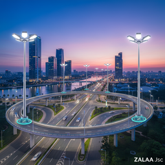 Vật Tư & Linh Kiện Thi Công Lắp Dựng Cột Đèn Chiếu Sáng ZALAA