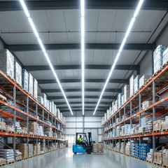 Đèn Highbay Dạng Dài ZALAA (Linear) Chiếu Sáng Kho Xưởng, Dây Chuyền