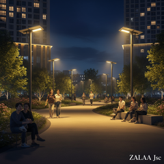 Giải Pháp OEM Đèn Đường LED NLMT ZALAA Theo Yêu Cầu Dự Án