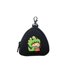 Ví móc khóa, ví mini đựng tiền TROY REC HỌA TIẾT đựng thẻ, phụ kiện,.. [ kèm dây đeo ], size 11 x 10 x 3cm