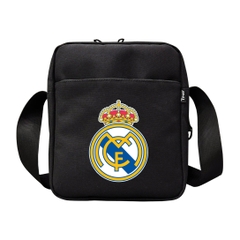 Túi đeo chéo nam nữ TROY SIMPLE logo bóng đá, chất vải bố pvc chống thấm