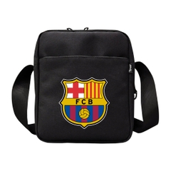 Túi đeo chéo nam nữ TROY SIMPLE logo bóng đá, chất vải bố pvc chống thấm