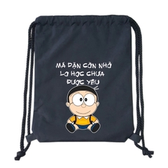 IN TÊN - LOGO THEO YÊU CẦU - Balo dây rút vải dù 1 ngăn