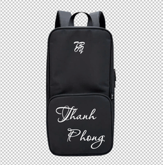 IN TÊN - LOGO THEO YÊU CẦU - Balo thể thao đựng vợt pickleball, vợt cầu lông TROY TARUS, chất vải bố chống thấm