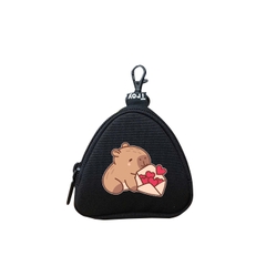 Ví móc khóa, ví mini đựng tiền TROY REC HỌA TIẾT đựng thẻ, phụ kiện,.. [ kèm dây đeo ], size 11 x 10 x 3cm