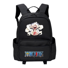 Balo nam nữ TROY VICKY họa tiết ONEPIECE LUFFY, chất vải bố trượt nước chống thấm, size 42 x 30cm ngăn đựng laptop chống sốc