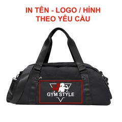 IN TÊN - LOGO THEO YC - GYMSTYLE Túi trống thể thao du lịch đựng đồ tập gym, yoga, bóng đá,..có ngăn đựng giày