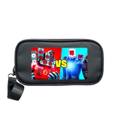 Bóp đựng bút viết VIRGO - HỌA TIẾT size 22cm nhiều ngăn, chất vải bố pvc chống thấm