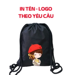 IN TÊN - LOGO THEO YÊU CẦU - Balo dây rút vải dù 1 ngăn