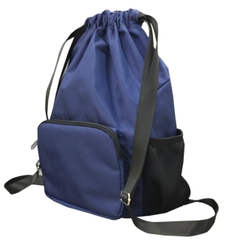 Balo rút TROY RT001 phối đáy tròn dây đeo bản lớn