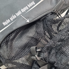 IN TÊN LOGO THEO YC - Balo dây rút thể thao có ngăn lưới đựng bóng rổ, bóng đá  vải bố PVC chống thấm