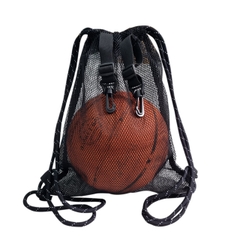 Balo dây rút lưới thể thao TROY đựng bóng rổ, bóng đá, chất vải lưới thoáng khí, dây màu ngẫu nhiên