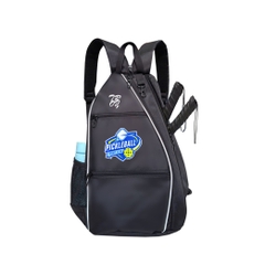 Balo thể thao đựng vợt TROY Pickleball, cầu lông, Tennis, vải bố chống thấm, size 45 x 33 x 18cm