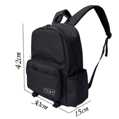 Balo nam nữ TROY VICKY họa tiết ONEPIECE LUFFY, chất vải bố trượt nước chống thấm, size 42 x 30cm ngăn đựng laptop chống sốc