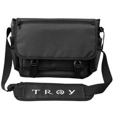 Cặp nam đeo chéo TROY CANCER chất vải bố pvc chống thấm, size 35 x 27 x 12cm có ngăn đựng laptop