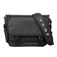 Cặp nam đeo chéo TROY CANCER chất vải bố pvc chống thấm, size 35 x 27 x 12cm có ngăn đựng laptop
