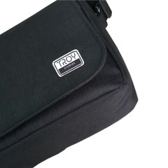 Cặp đeo chéo nam TROY Classic 4 màu lựa chọn, size 35 x 24cm đựng vừa A4, vải bố pvc chống thấm