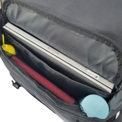 Cặp nam đeo chéo TROY Avatar phối nắp ngang, chất liệu vải pvc chống thấm