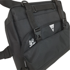 Cặp nam đeo chéo TROY Jupiter phối nắp size 37x30x13cm đựng laptop 14inch, chất vải bố chống thấm