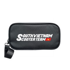 Bóp đựng bút viết VIRGO - HỌA TIẾT size 22cm nhiều ngăn, chất vải bố pvc chống thấm