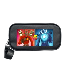 Bóp đựng bút viết VIRGO - HỌA TIẾT size 22cm nhiều ngăn, chất vải bố pvc chống thấm