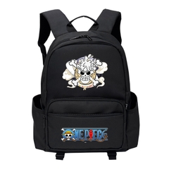 Balo nam nữ TROY VICKY họa tiết ONEPIECE LUFFY, chất vải bố trượt nước chống thấm, size 42 x 30cm ngăn đựng laptop chống sốc